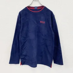 Polo by Ralph Lauren　ポロバイラルフローレン　フリースプルオーバー　ネイビー　Lサイズ　古着【値引き交渉OK！】