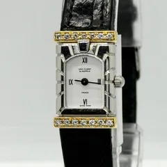 Van Cleef & Arpels ヴァンクリーフ＆アーペル ファサード 431963 ホワイト QZ レディース 腕時計 稼働品のサムネイル