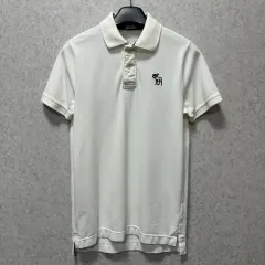 100 Abercrombie メンズ マッスルフィット 半袖 カラーTシャツ
