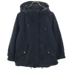 green label relaxing グリーンレーベルリラクシング マウンテンパーカー 38 ネイビー レディース 古着