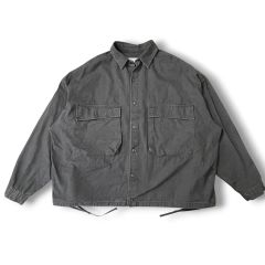 shiun CUPRO FIBRIL UTILITY SHIRT KURO - メルカリ