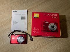 ✨動作品✨Nikon COOLPIX A100 赤 レッド オールドデジカメ 0385 Nikon COOLPIX A100 レッド デジカメ 動作確認済み 【宅】 - メルカリ