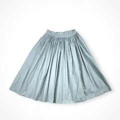 DRIES VAN NOTEN / ポリエステルタフタスカート ブルーグレー 参考定価：70,000程度 SIZE:36のサムネイル