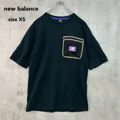 new balance ニューバランス XS ブラック MT21510 NB AT ショートスリーブ ポケット Tシャツ カットソー クルーネック メッシュ ジップポケット ナイロン切替 ロゴ ワンポイント 刺しゅう コットン スポーツ ★ ■◆