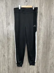 FILA フィラ サイドライン ナイロン ジャージ トラック パンツ size3L/黒 ■■ メンズのサムネイル