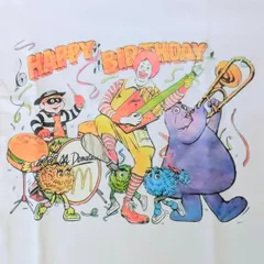 ♧【 McDonald's ( マクドナルド 】『HAPPY BIRTHDAY』Tシャツ 〚アメリカン雑貨 アメトイ〛のサムネイル