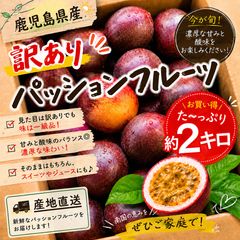 鹿児島県産　産地直送 訳ありパッションフルーツ　箱込5キロ　b 鹿児島県産 産地直送 訳ありパッションフルーツ 約2キロ - メルカリ