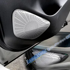 トヨタ ヤリスCROSS専用304ステンレス製オーディオスピーカーフレーム｜車内音響装飾カバー｜スピーカーネット CQP511Q229