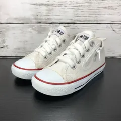 CONVESE CHILD ALL STAR N Z OX チャイルド オールスター ホワイト 白 アイボリー 17cm スニーカー 3CK550 L00617