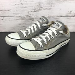 converse ALL STAR OX コンバース オールスター オーエックス 24.5cm グレー 白 スニーカー レディス 1C989 L00643