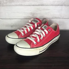 converse ALL STAR OX コンバース オールスター OX 23.5cm レッド 赤 スニーカー レディス M9696 L00669