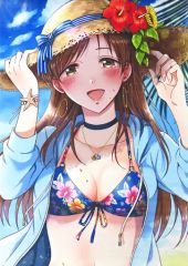 [중고] 동인 포스터 태피스트리 캘린더계 [아이돌 마스터] B2 태피스트리 닛타 미나미(원) C96/ENJI