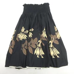 n■フラダンス用■パウスカート ハンドメイド フリーサイズ■黒/LADIES/3【中古】