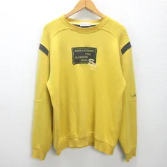 K■サンタフェ/Santafe アクリルニットセーター【50】黄/MENS■33【中古】のサムネイル