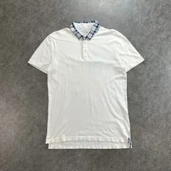 ARMANI COLLEZIONI S/S Polo Shirt アルマーニコレツォーニ 半袖 ポロシャツ 襟チェック ストレッチ ホワイト メンズ XL 大きいサイズのサムネイル