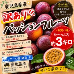 奄美産 パッションフルーツ 訳あり 約3kg》⑩ - メルカリ