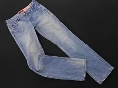 tommy girl トミーガール ペイント ダメージ加工 デニムパンツ sizeM/水色 ■■ レディースのサムネイル