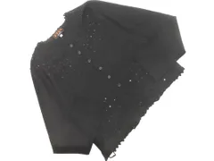 EVEX by KRIZIA エヴェックスバイクリツィア ウール100% レース カーディガン size42/黒 ◇■ レディースのサムネイル