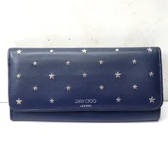 Ft642931 ジミーチュウ 長財布 2つ折 スタースタッズ ネイビー レディース JIMMY CHOO 中古のサムネイル