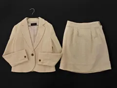 green label relaxing グリーンレーベルリラクシング ユナイテッドアローズ セットアップ ジャケット スカート スーツ size38/ライトベージュ ■◇ レディース