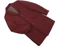 ABAHOUSE アバハウス ウール混 コート size4/赤 ◇■ メンズのサムネイル