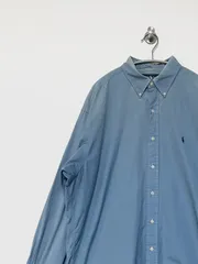 【RALPH LAUREN】90-00s BLAKE L/S BDシャツ L ラルフローレン ビックサイズ 古着