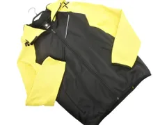 DESCENTE デサント 裏起毛 フーディー ジャケット sizeM/黒ｘ黄 ◇■ メンズのサムネイル