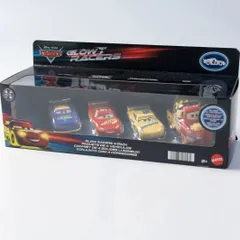 【新品未開封】ディズニー カーズ グローレーサー 4個パック ライトニングマックイーン メイター クルス・ラミレス ビニール・かつら #76 ウィル・ラッシュのサムネイル