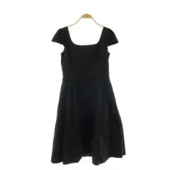 フォクシー ブティック FOXEY BOUTIQUE キャップスリーブ ワンピース 半袖 ロング 42 黒 /NR ■OSのサムネイル
