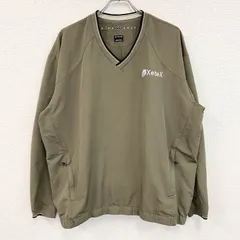 NIKE GOLF　ナイキゴルフ　プルオーバージャケット　深緑　ダークグリーン　カーキ　Lサイズ　古着【値引き交渉OK！】