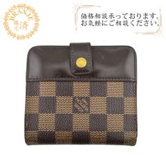 専用✨ルイヴィトン ダミエ コンパクトジップ 二つ折り財布✨ ルイヴィトン ダミエ コンパクトジップ 二つ折り財布 ラウンド