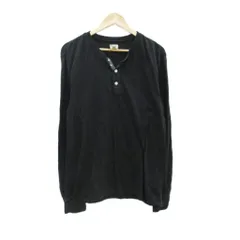 デニム&サプライ ラルフローレン DENIM & SUPPLY RALPH LAUREN Tシャツ カットソー L 黒 ブラック 長袖 ヘンリーネック /YS22 ■ECE003のサムネイル