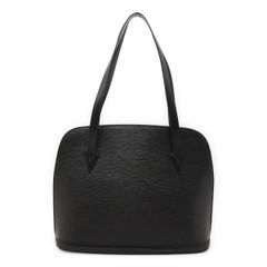 Louis Vuitton 黒 エピレザー リュサック トートバッグ ビジネス 