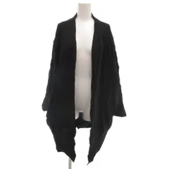 アツロウタヤマ ATSURO TAYAMA カーディガン ミドル 長袖 36 黒 ブラック /KRのサムネイル