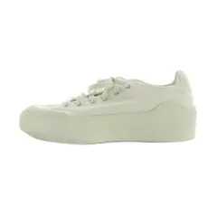 アディダス バイ ステラマッカートニー adidas by Stella McCartney HQ8675 コート スニーカー シューズ 靴 キャンバス ロゴ 26cm 白 ホワイト ■GY40 /MQのサムネイル