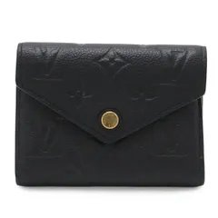 LOUIS VUITTON ルイ ヴィトン モノグラムアンプラント ポルトフォイユ ヴィクトリーヌ 3つ折財布 三つ折り財布 ノワール 黒 ブラック M64060