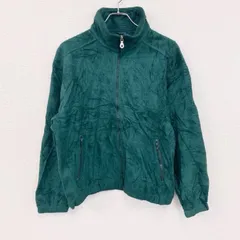 ～90s　LAND’S END　ランズエンド　フリースジャケット/ボアジャケット　ヴィンテージ　緑　グリーン　Mサイズ　古着【値引き交渉OK！】