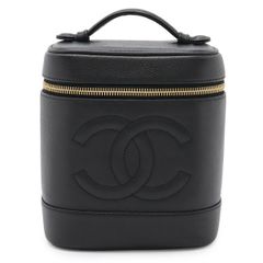 良品】CHANEL シャネル バニティ バッグ ポーチ キャビアスキン - メルカリ