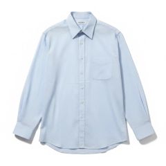CORNIER コルニエ FINX COTTON シャツ サックスブルー S - メルカリ
