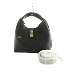 チャールズ&キース  CHARLES&KEITH 2WAY Chance チャンス メタリックアクセントバケットバッグ ハンドバッグ ショルダーバッグ フェイクレザー 黒 /MI ■OS