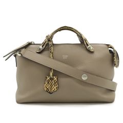 FENDI バイザウェイ チェーンウォレット レザー グレージュ 保存袋付
