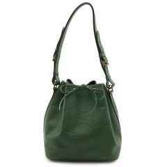 GUCCI】セミショルダーバッグ ゴールド金具 スエード レザー 巾着型 