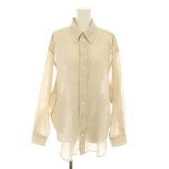 シンゾーン Shinzone シアーダディシャツ SHEER DADDY SHIRTS ブラウス ボタンダウン 長袖 P0 ベージュ 24MMSBL09 /YTのサムネイル