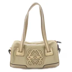 ロエベ LOEWE アナグラム ミニボストン ハンドバッグ ボストンバッグ ベージュ /TK ■OHのサムネイル