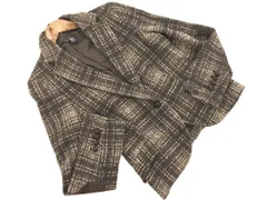 ZARA basic ザラ ベーシック ウール混 ツイード テーラード ジャケット sizeS/ブラウン ◇■ レディース