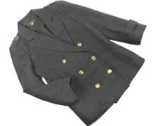 Leilian レリアン ウール混 ピー コート size9/グレー ◇■ レディースのサムネイル