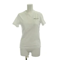 ジミーチュウ JIMMY CHOO Tシャツ XXXS 白 ホワイト ロゴプリント ラウンドネック 半袖 /AG ■OSのサムネイル