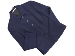 PAUL STUART ポールスチュアート シルク混 ジャケット size7/紺 ◇■ レディースのサムネイル
