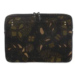 ドリスヴァンノッテン DRIES VAN NOTEN クラッチバッグ パーティバッグ セカンドバッグ 総柄 キャンバス 黒 ブラック カーキ ベージュ /YTのサムネイル