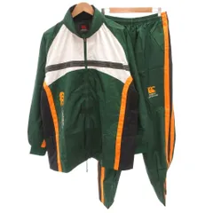 カンタベリー CANTERBURY セットアップ ジャージ ナイロンジャケット ウィンドブレーカー パンツ イージー ロゴ 3L 4L 緑 グリーン /FFのサムネイル